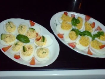 Gefüllte Eier - Rezept