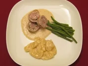 Kalbsroulade an Gnocchi - Rezept