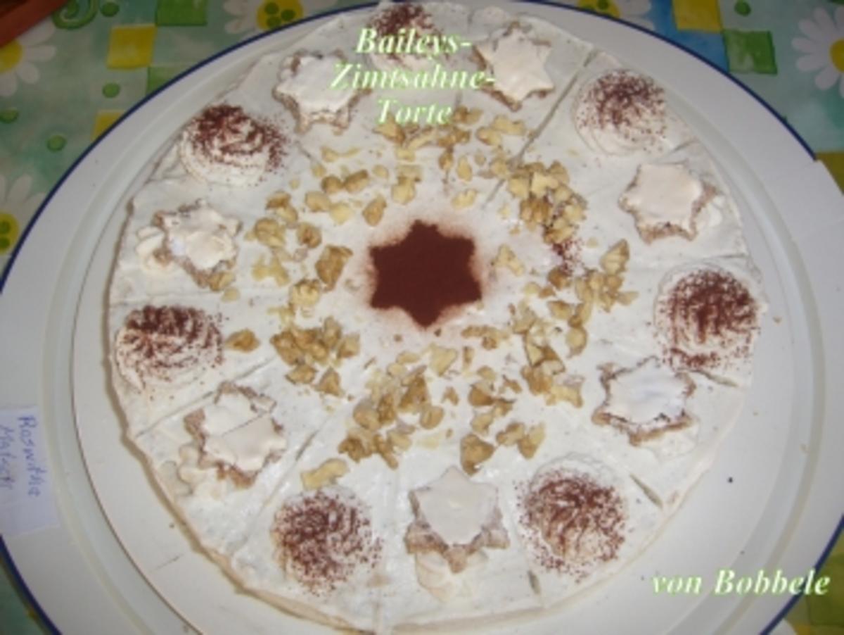 Torten: Baileys-Zimtsahne-Torte - Rezept