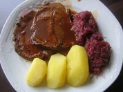 Rinderbraten in Biersoße - Rezept