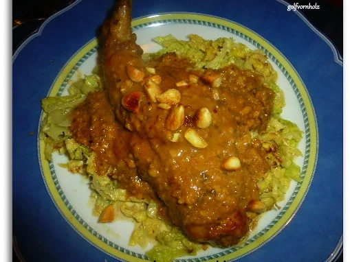 Kaninchen in Mandelsauce - Rezept - Bild Nr. 2