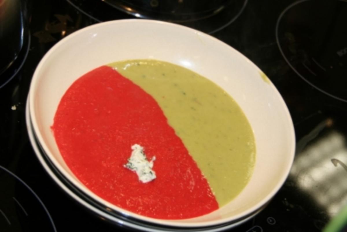 Suppenduo rot-grün - Rezept