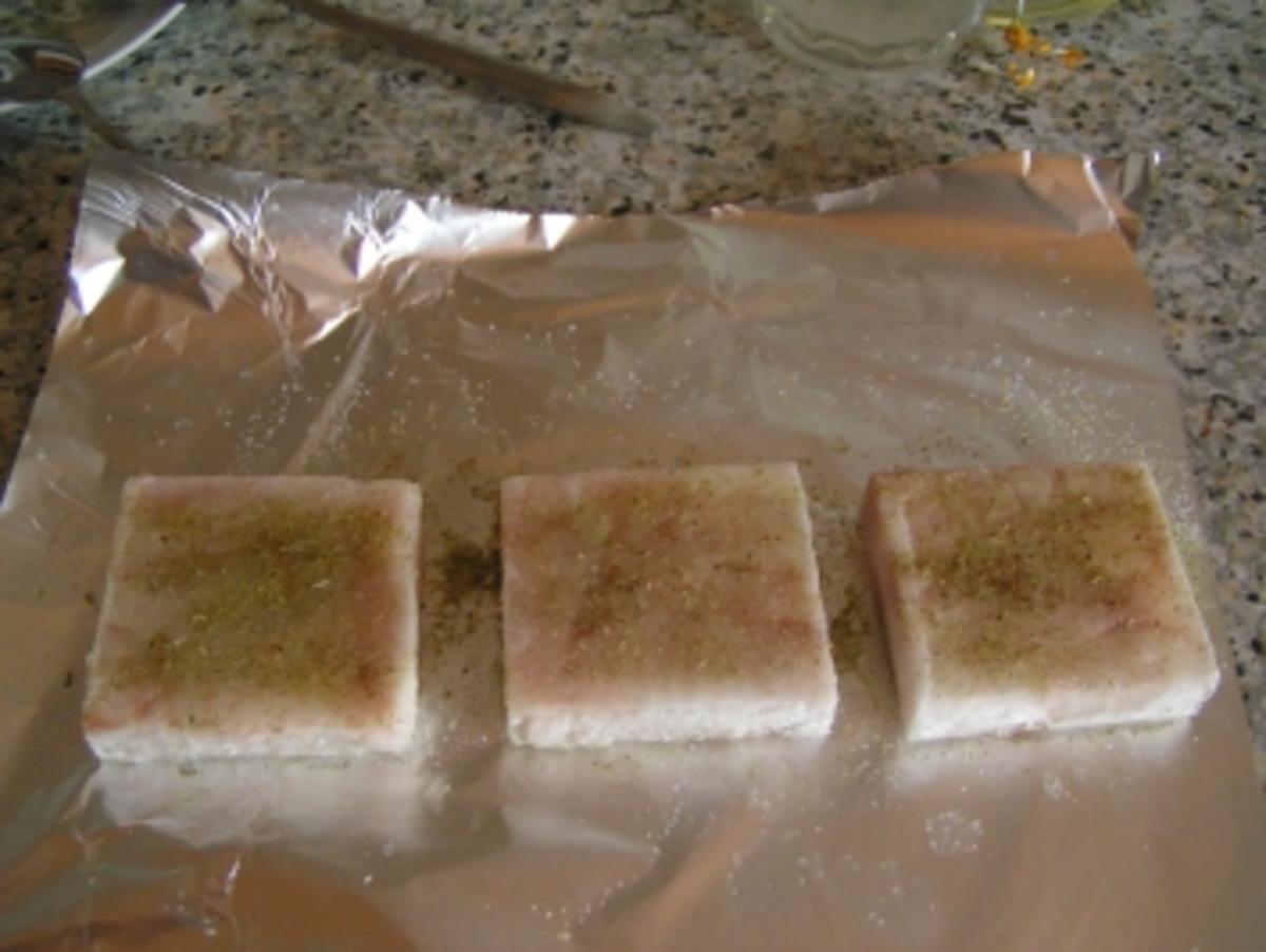 Dorsch auf Orangensosse mit Curryreis im Mandarinennest - Rezept ...