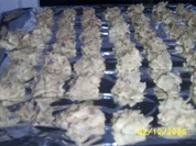 Rezept: Mandelblättchen Konfekt mit weißer Schokolade Mandelblättchen Konfekt mit weißer Schokolade - Rezept