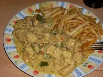 Rezept: PutenBrust / HähnchenBrust in Champignon Sahne Sauce Bild Nr. 2 PutenBrust / HähnchenBrust in Champignon Sahne Sauce - Rezept - Bild Nr. 2