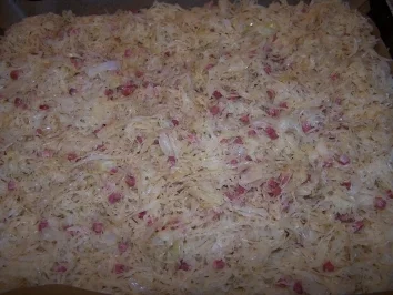 Kartoffel-Sauerkraut-Pizza - Rezept