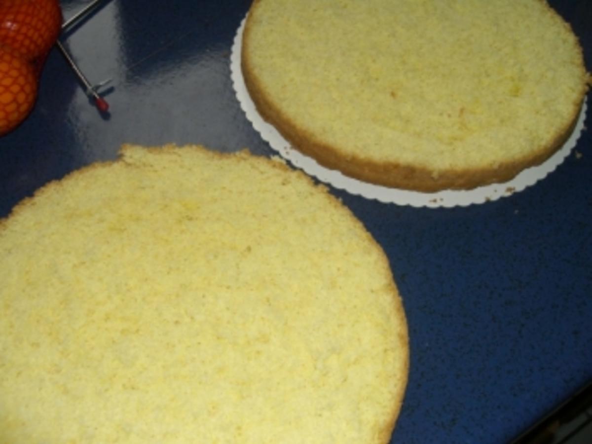 Geburtstagskuchen einmal anders Biskuitteig mit Erdbeersahne - 218 kcal ...