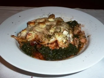 Huhn-Spinat Lasagne auf die leichte Art - Rezept