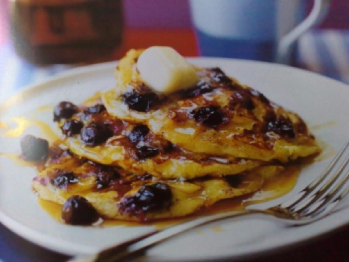 Bilder für Blaubeer-Pfannkuchen - Rezept