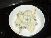 Kartoffelsalat mit Meerrettich und geräucherter Forelle - Rezept