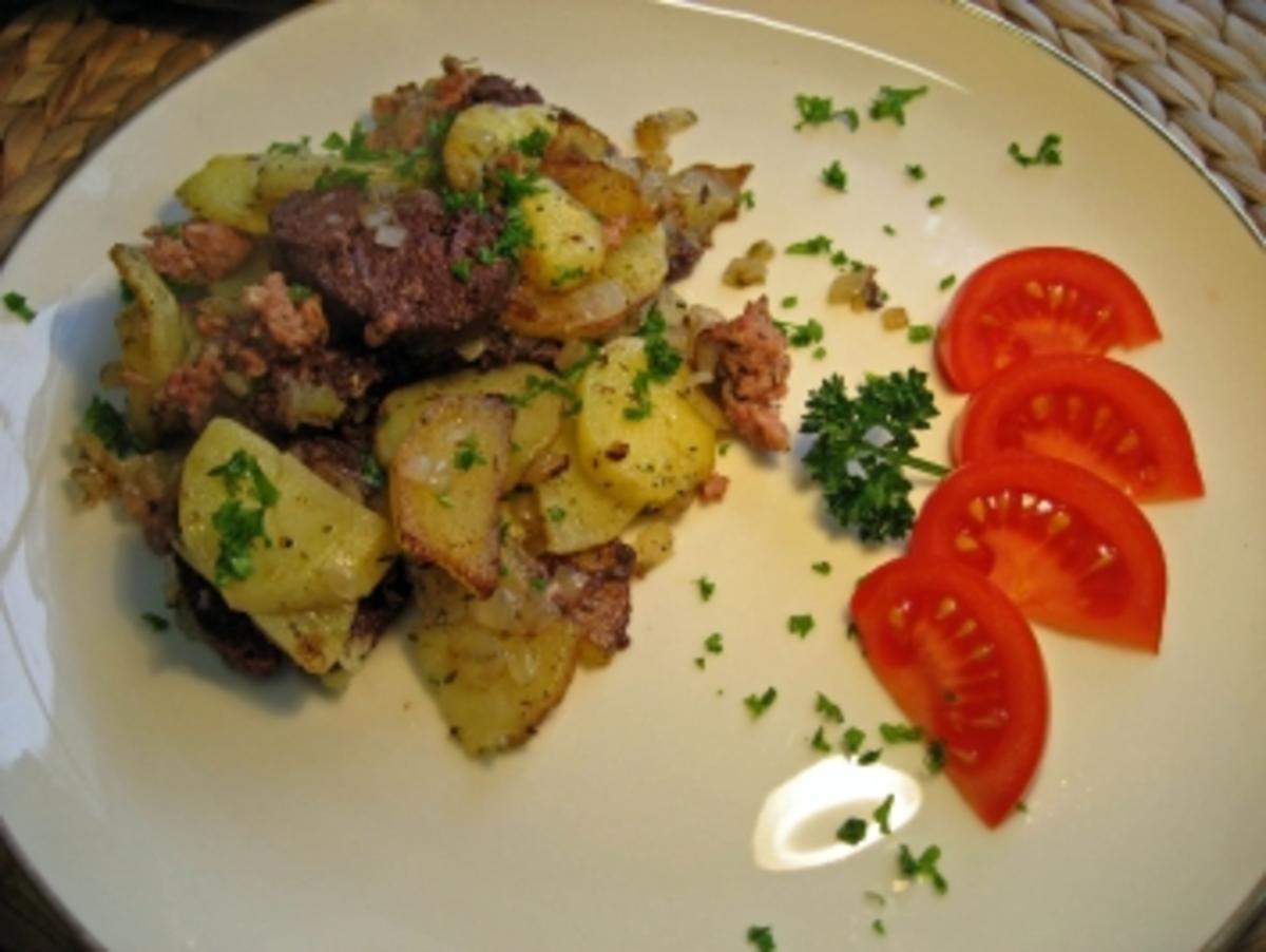 Hausmacher Wurst - Kartoffeln - Rezept