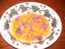 Steckrübeneintopf mit Gänsefleisch "veredelt" - Rezept