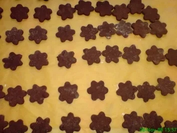 Schokoladenkekse mit Pfefferminzfüllung - Rezept