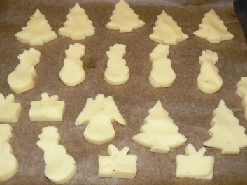 Rezept: Kartoffelplätzchen "Weihnachtszeit" Kartoffelplätzchen "Weihnachtszeit" - Rezept