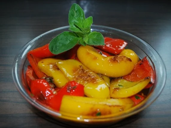 Rezept: Antipasti: Eingelegte Paprika Bild Nr. 2 Antipasti: Eingelegte Paprika - Rezept - Bild Nr. 2