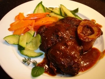 Ossobuco vom Rind auf sizilianische Art - Rezept - Bild Nr. 4