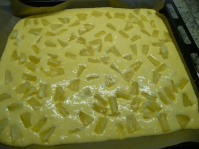 Ananaskuchen vom Blech mit Streusel - einfach - von Anna-Anita
