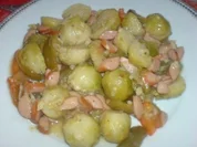 Rosenkohl-Paprika-Topf - Rezept