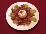 Joghurtcrème auf Himbeer-Kiwischaum (Thorsten Havener) - Rezept