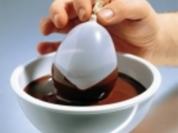 Schokocups mit Vollmich und weißer Kuvertüre - Rezept