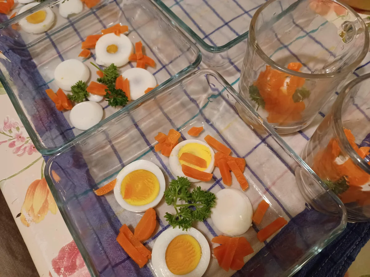 Rezept: Eier-Gemüse-Sülze im Glas Bild Nr. 16985 Eier-Gemüse-Sülze im Glas - Rezept - Bild Nr. 16985