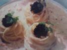 Spaghetti al rosa nero - Rezept