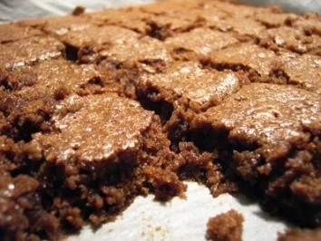 Kuchen: Lebkuchen-Schoko-Brownies - Rezept