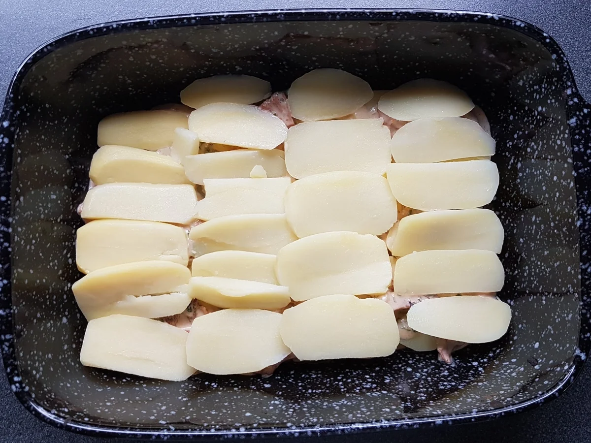 Rezept: Kartoffel-Pfifferling-Gratin Bild Nr. 4 Kartoffel-Pfifferling-Gratin - Rezept - Bild Nr. 4