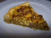 Kartoffel-Wähe mit Curry-Hack - Rezept