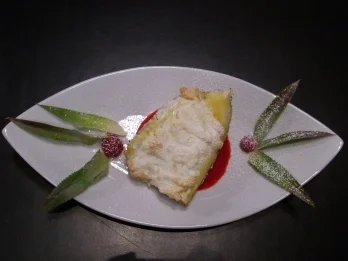 Ananas mit Baiserhaube - Rezept