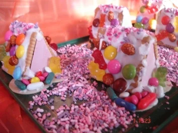 Pfefferkuchenhäuser ohne Pfeffer, lol - Rezept