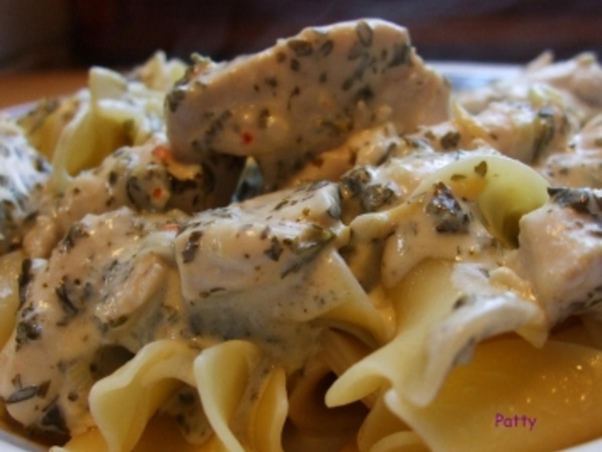 Bandnudeln mit Zitronen Knoblauch Hähnchen - einfach - von Peppermintpatty