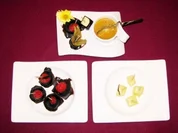 Apfelwürfel mit Kuvertüre - Rezept