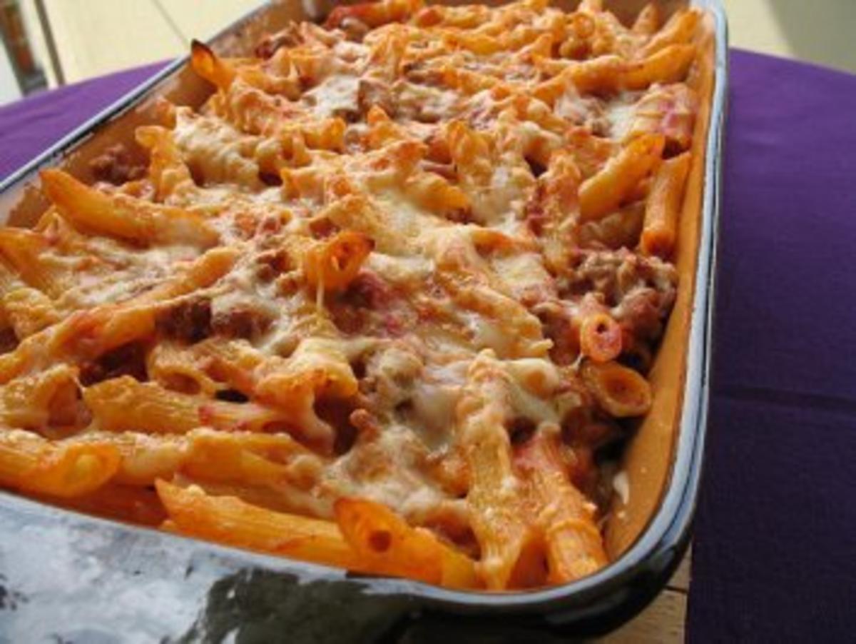 Rigatoni überbacken - Rezept