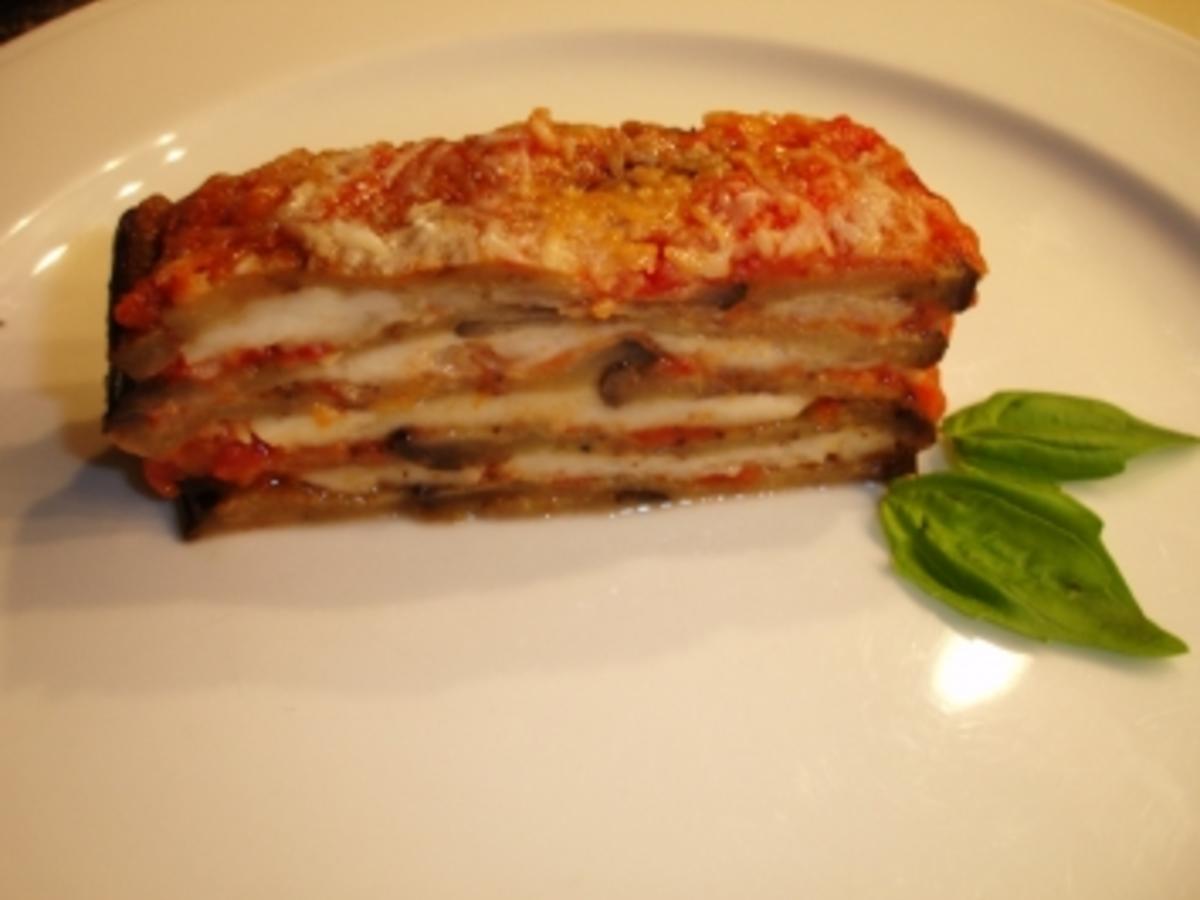 Auberginen Lasagne - 96 kcal/100g