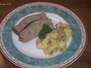 Leberkäse "Hausmacher Art" mit Kartoffelsalat - Rezept