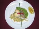 Zanderfilet auf Chili-Fenchel-Gemüse mit Rucola-Risotto - Rezept