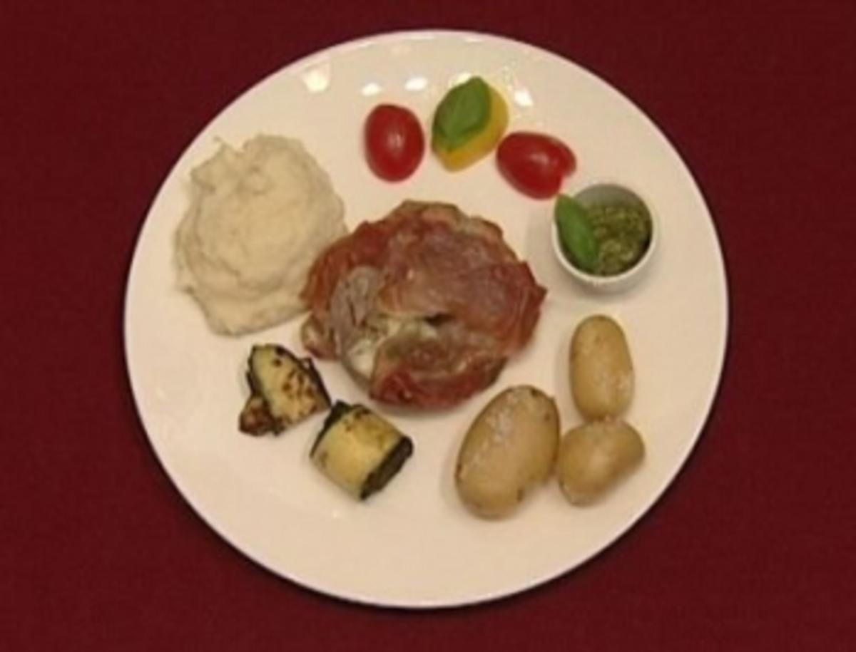 Seeteufel mit Selleriepüree und spanischen Kartoffeln (Vera Russwurm) - Rezept