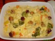 Gemüseauflauf mit Fleischbällchen - Rezept