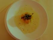 Möhrenflan mit Kressesahne - Rezept