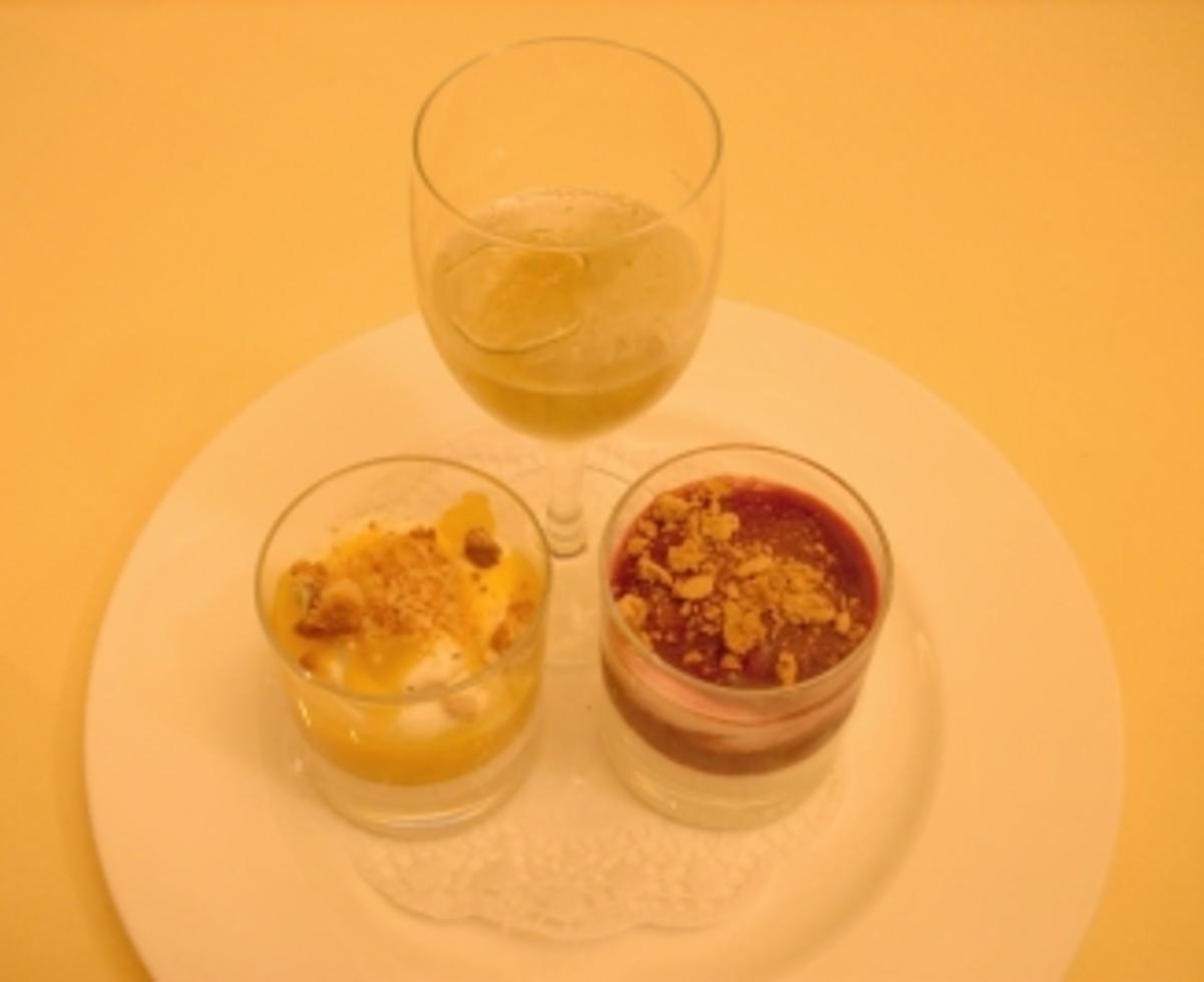 Bilder für Cassis-Waldbeere, Mango-Mascarpone und Mojito-Sorbet - Rezept