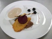 Whiskyeis an Fondant mit Brombeermousse - Rezept