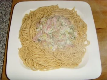 Rezept: Spaghetti Carbonara Bild Nr. 2 Spaghetti Carbonara - Rezept - Bild Nr. 2