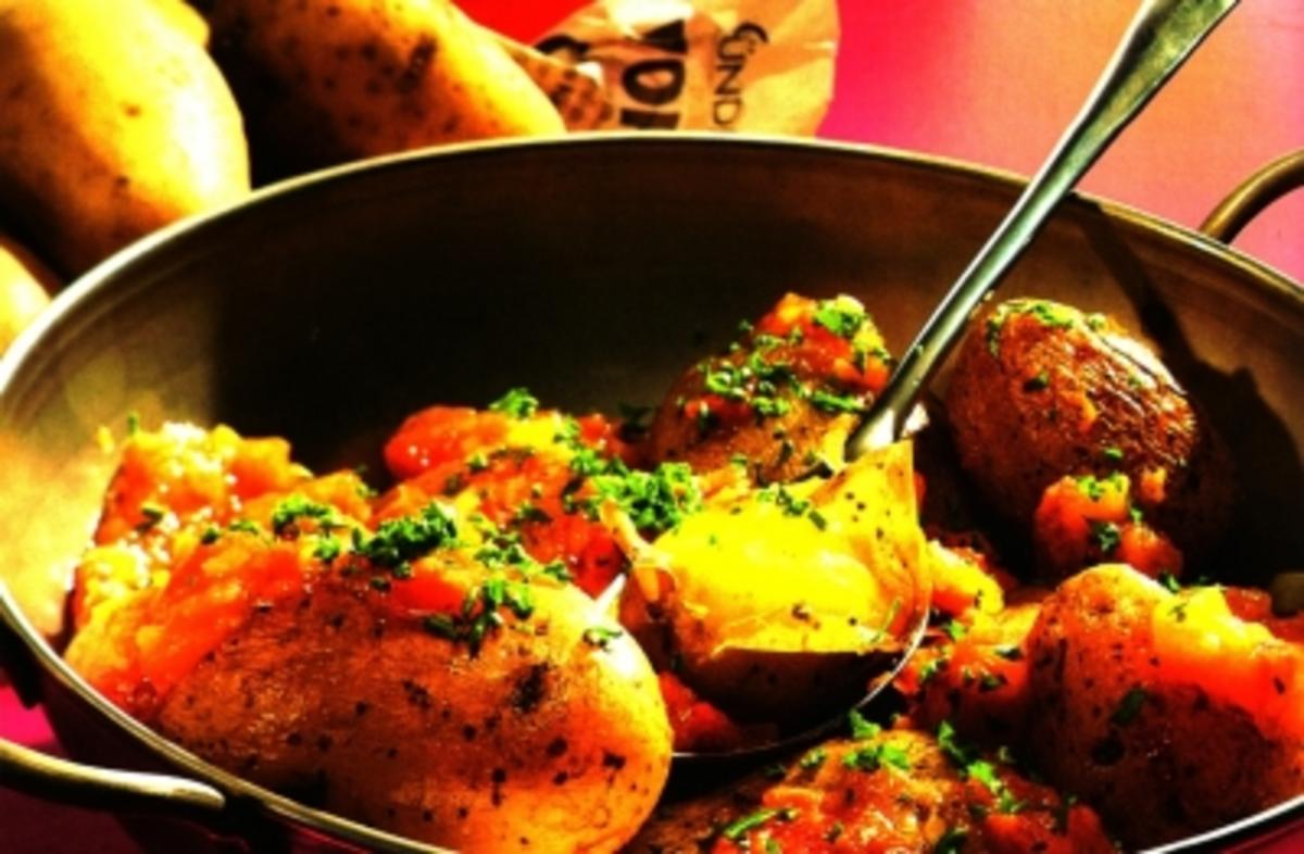 Geschmorte Kartoffeln - Rezept