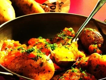 Geschmorte Kartoffeln - Rezept