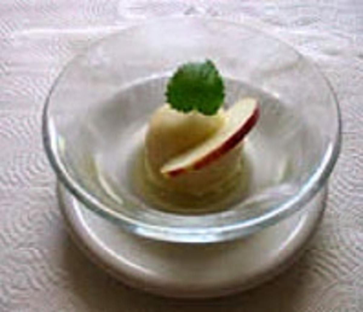 Apfel-Calvados-Sorbet - Rezept mit Bild - kochbar.de