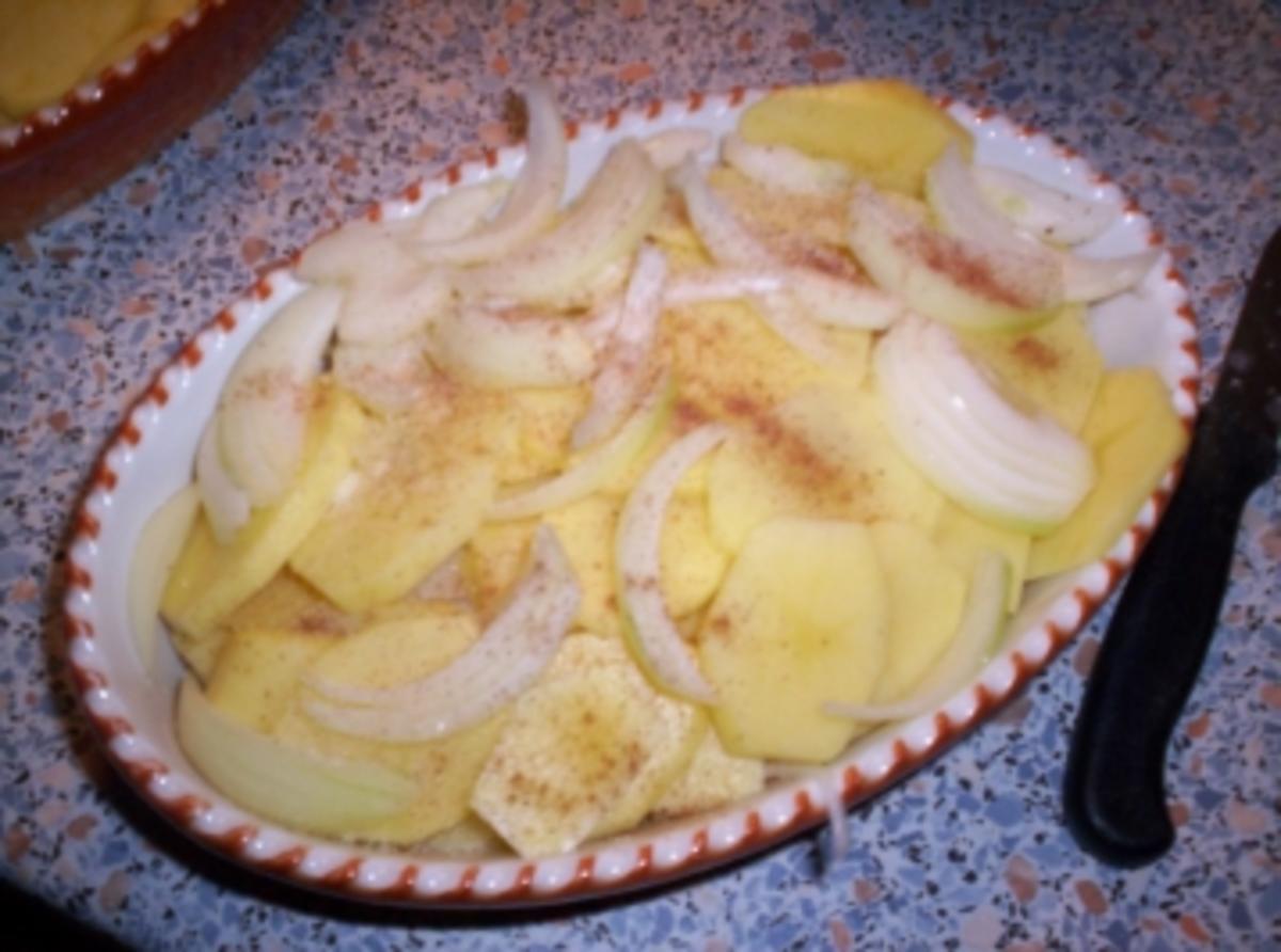 Zwiebel-Kartoffel-Gratin - Rezept