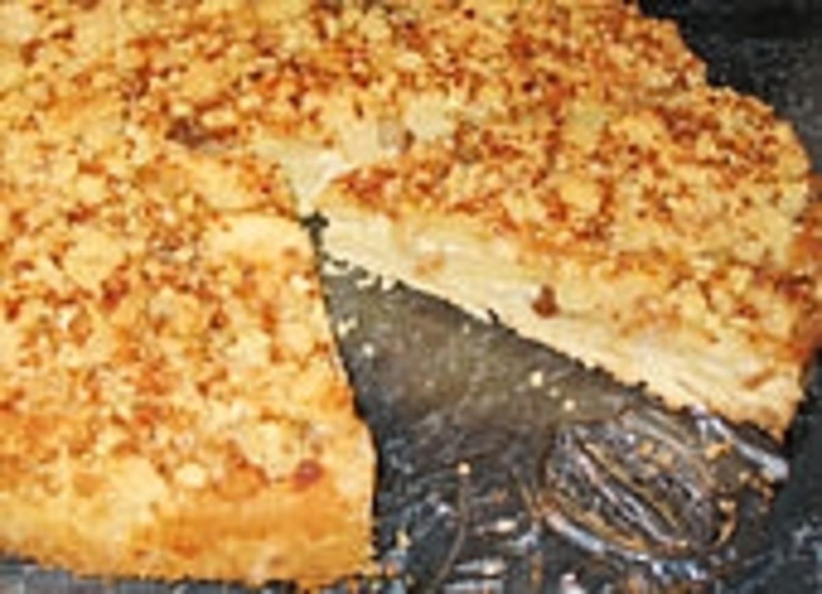 Apfel-Streuselkuchen mit Toblerone - Rezept