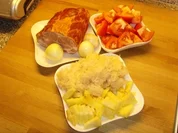 Rezept: Kasslerkamm mit Ananas / Sauerkraut.... Kasslerkamm mit Ananas / Sauerkraut.... - Rezept