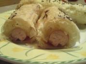 Würstchen im Blätterteig - Rezept